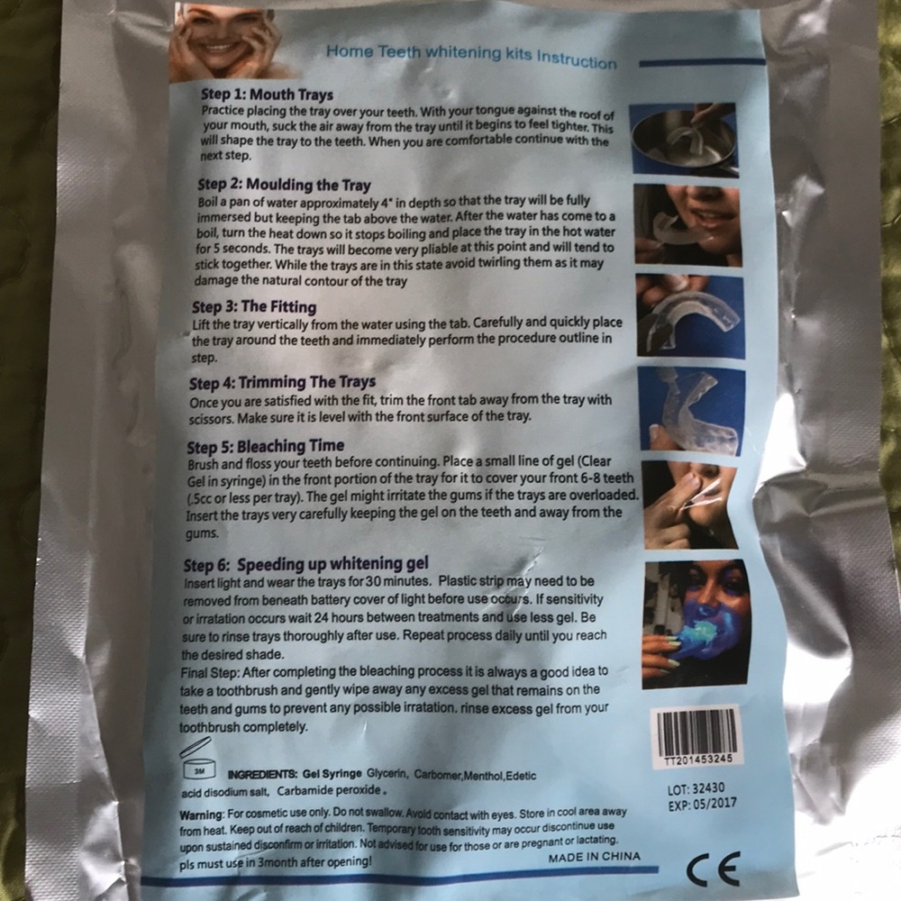 Home teeth whitening kit
